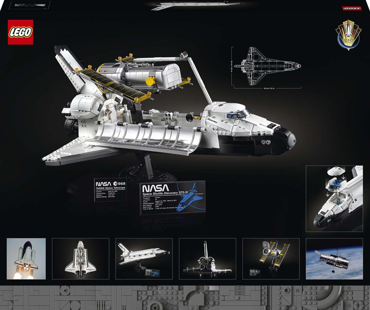 10283 LEGO® ICONS NASA korduvkasutatav kosmosesüstik Discovery hind ja info | Klotsid ja konstruktorid | hansapost.ee