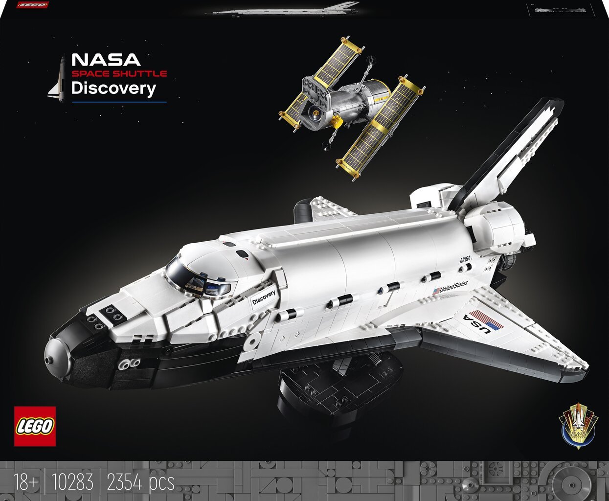 10283 LEGO® ICONS NASA korduvkasutatav kosmosesüstik Discovery hind ja info | Klotsid ja konstruktorid | hansapost.ee