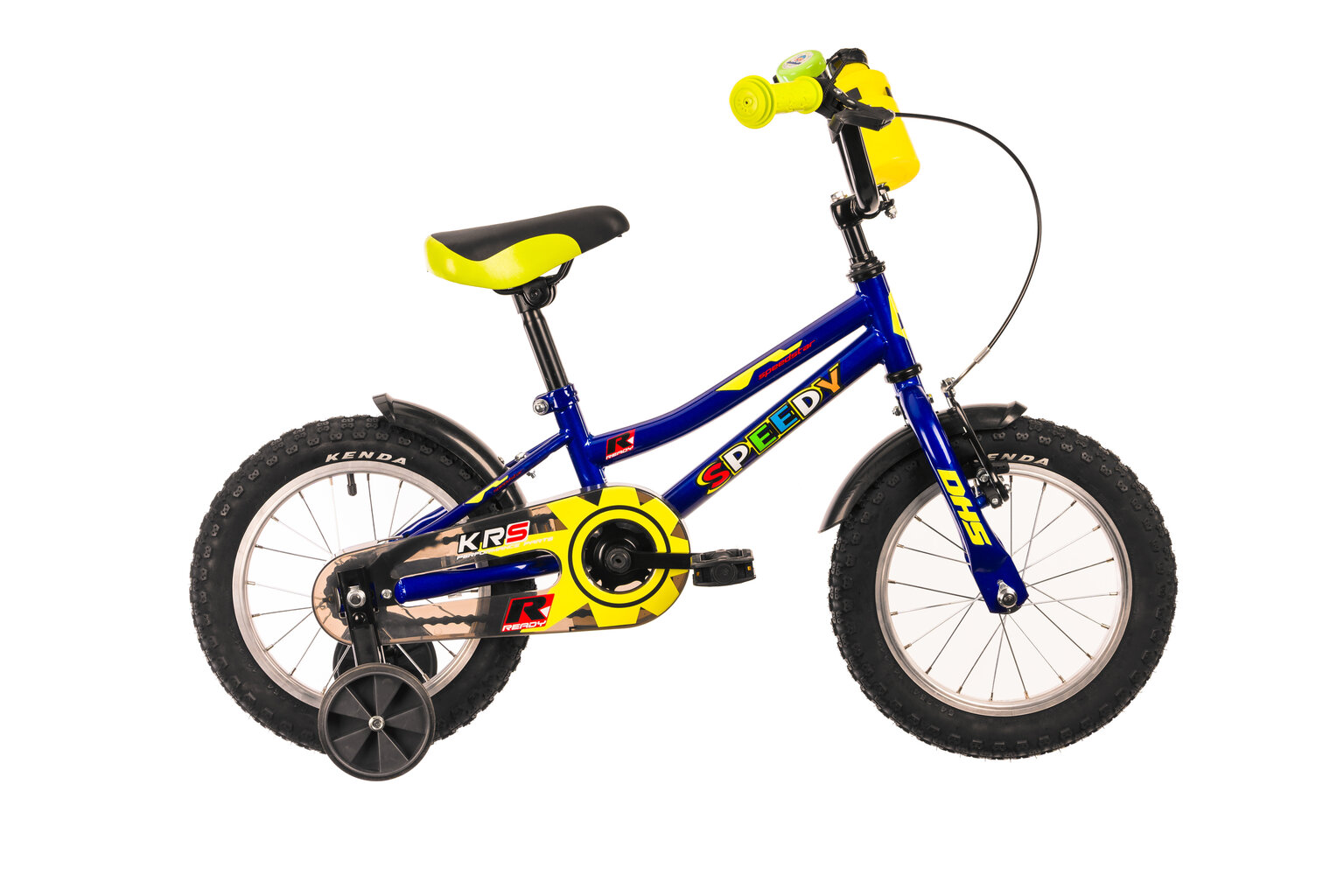 Laste jalgratas DHS Speedy 1401 14", sinine hind ja info | Jalgrattad | hansapost.ee