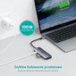 Adapter Choetech HUB-M19 USB-C 7W1 4K PD 100W, hall цена и информация | USB adapterid ja jagajad | hansapost.ee