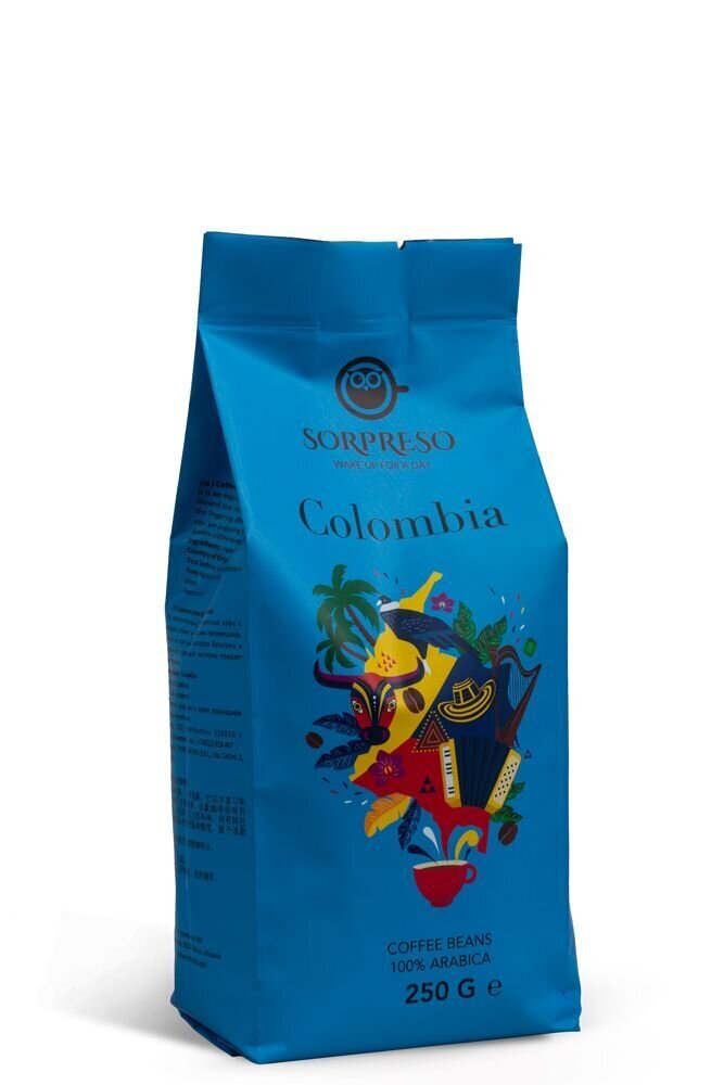 Kohv SORPRESO COLOMBIA MEDELLIN SUPREMO (250g) цена и информация | Kohv ja kakao | hansapost.ee