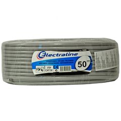 Компьютерный кабель Electraline 14205 CAT5E FTP, 50 м цена и информация | Electraline Бытовая техника и электроника | hansapost.ee