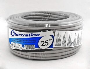  Компьютерный кабель Electraline 14200 CAT5E FTP, 25 м цена и информация | Electraline Бытовая техника и электроника | hansapost.ee