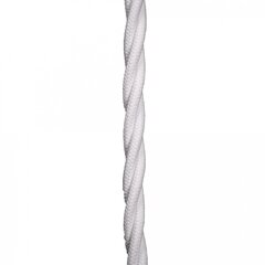 Декоративный текстильный кабель 43471 3x1.50 мм, 100 м, белый цена и информация | Текстильные провода и клеммные колодки | hansapost.ee