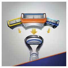 Дополнительные насадки для бритвы Gillette Fusion5, 16 шт. цена и информация | Средства для бритья и косметика | hansapost.ee