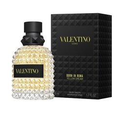 Valentino Uomo Born In Roma Yellow Dream EDT meestele 50 ml цена и информация | Мужские духи | hansapost.ee