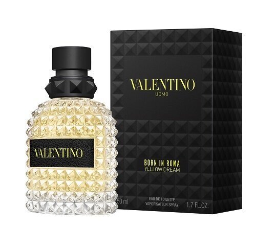 Valentino Uomo Born In Roma Yellow Dream EDT meestele 50 ml hind ja info | Parfüümid meestele | hansapost.ee