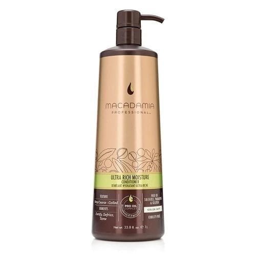 Intensiivne juukseid toitev palsam Macadamia Ultra Rich Moisture, 1000 ml цена и информация | Palsamid | hansapost.ee