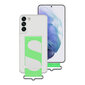 Samsung Silikoonist kate koos rihmaga Galaxy S22 Plus valge EF-GS906TWEGWW цена и информация | Telefonide kaitsekaaned ja -ümbrised | hansapost.ee