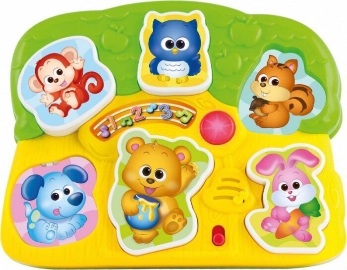 WinFun Loomapuzzle beebidele heli ja valgusega цена и информация | Beebide mänguasjad | hansapost.ee