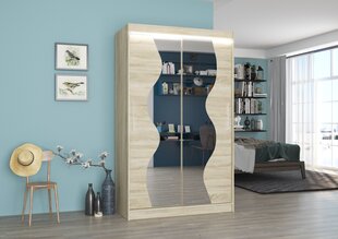 LED valgustusega kapp ADRK Furniture Oswald, tamm цена и информация | Шкафы | hansapost.ee