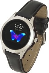 Garett Women Naomi Black Leather цена и информация | Смарт-часы (smartwatch) | hansapost.ee