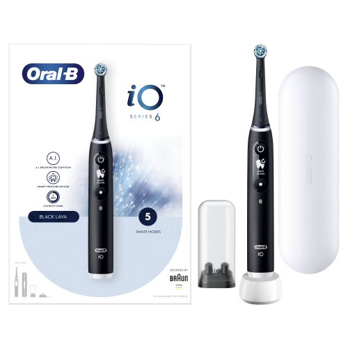 Oral-B iO6 Series Black Onyx цена и информация | Elektrilised hambaharjad | hansapost.ee