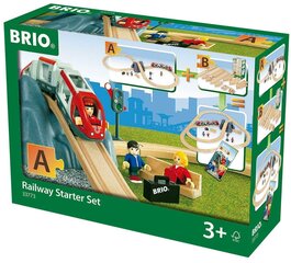 Стартовый комплект железнодорожных путей Brio Railway, 33773 цена и информация | Игрушки для мальчиков | hansapost.ee