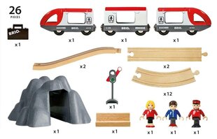 Стартовый комплект железнодорожных путей Brio Railway, 33773 цена и информация | Игрушки для мальчиков | hansapost.ee