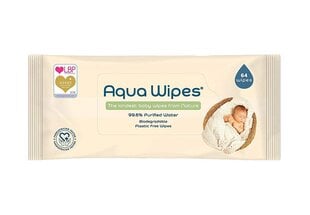 Niisked salvrätikud Aqua Wipes, 64 tk цена и информация | Влажные салфетки | hansapost.ee