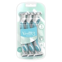 Одноразовые бритвы для женщин Gillette Venus 3 Sensitive, 6 шт. цена и информация | Средства для бритья | hansapost.ee