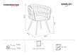 Tool Cosmopolitan Design Shirley, punane цена и информация | Köögitoolid, söögitoolid | hansapost.ee