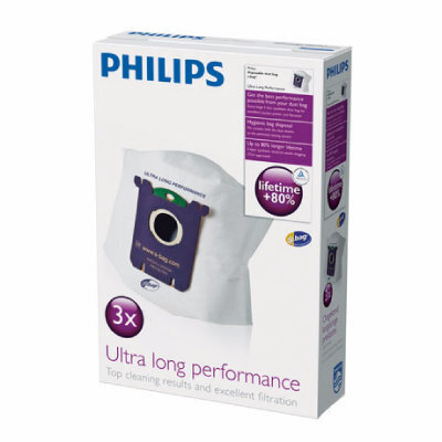 Tolmukott s-bag® Philips FC8027/01, 3 tk hind ja info | Tolmuimejate lisatarvikud | hansapost.ee