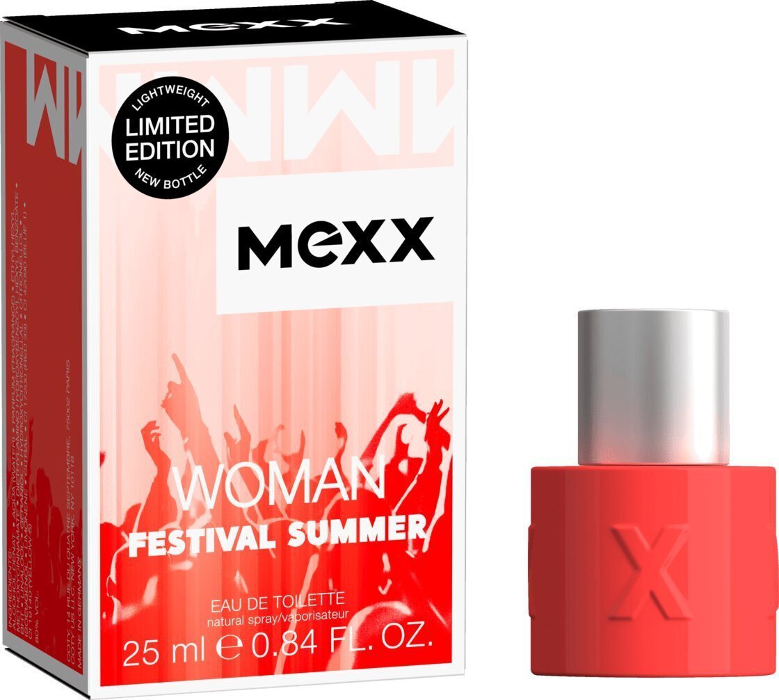 Tualettvesi naistele MEXX Festival Summer EDT 25 ml цена и информация | Parfüümid naistele | hansapost.ee