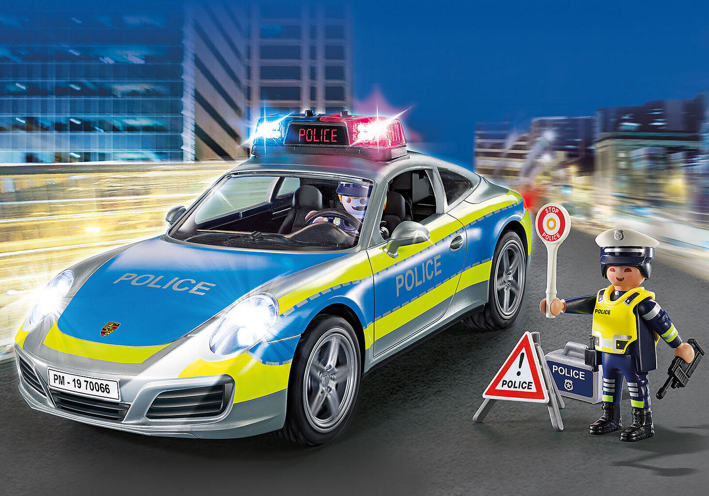 70066 PLAYMOBIL® Porshe Машина полиции 911 Carrera 4S цена | hansapost.ee