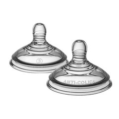 Tommee Tippee Соска силиконовая антиколиковая Быстрый поток 2 шт 42122471 цена и информация | Tommee Tippee Товары для детей и младенцев | hansapost.ee