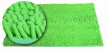 Narma mikrofiibervaip Twisty, roheline, Ø 60 cm