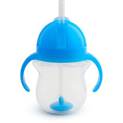 Бутылочка с соломинкой Munchkin Click Lock Tip & Sip, 207 мл, Blue цена и информация | Бутылочки и аксессуары | hansapost.ee