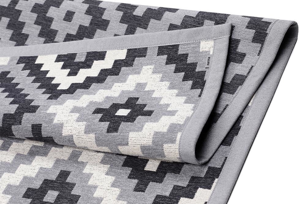 Narma kahepoolne smartWeave® šenillvaip Saka, hõbedane, 80 x 250 cm hind ja info | Vaibad | hansapost.ee