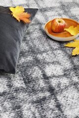 Narma kahepoolne smartWeave® šenillvaip Virve, tumehall, 80 x 250 cm цена и информация | Ковры | hansapost.ee