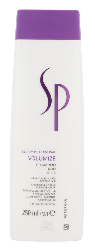 Wella Professionals SP Volumize šampoon 250 ml цена и информация | Šampoonid | hansapost.ee