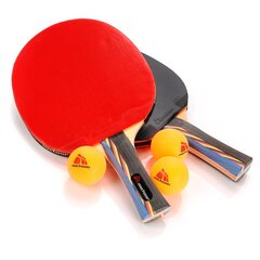 Комплект для настольного тенниса Meteor Mistral, 2 ракетки и 3 мяча цена и информация | Ракетки для настольного тенниса, чехлы и наборы | hansapost.ee