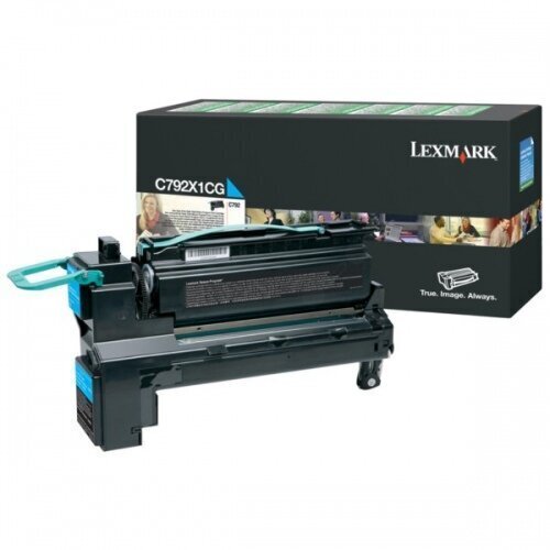 Lexmark - Toner Optra C792 błękitny 20k C792X1CG цена и информация | Laserprinteri toonerid | hansapost.ee