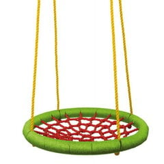 Kiik „Kurepesa“, 83 cm, roheline/punane hind ja info | Laste kiiged | hansapost.ee