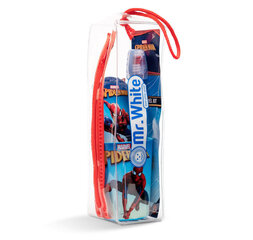Reisikomplekt lastele Mr. White Spiderman: hambapasta, 75 ml. + hambahari, 1 tk. + klaas, 1 tk. + kosmeetikakott, 1 tk. hind ja info | Hambaharjad, hampapastad ja suuloputusvedelikud | hansapost.ee