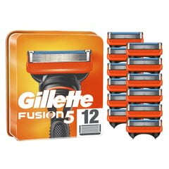 Gillette Fusion5 Raseerija Terad Meestele, 12 tk hind ja info | Raseerimisvahendid | hansapost.ee
