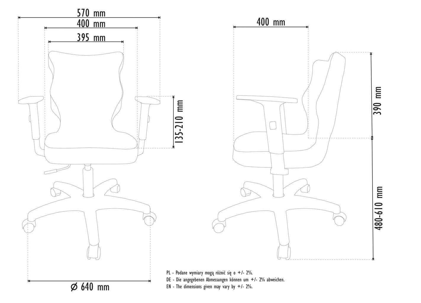 Kontoritool Entelo Good Chair Duo VS03 5, valge/hall hind ja info | Kontoritoolid | hansapost.ee