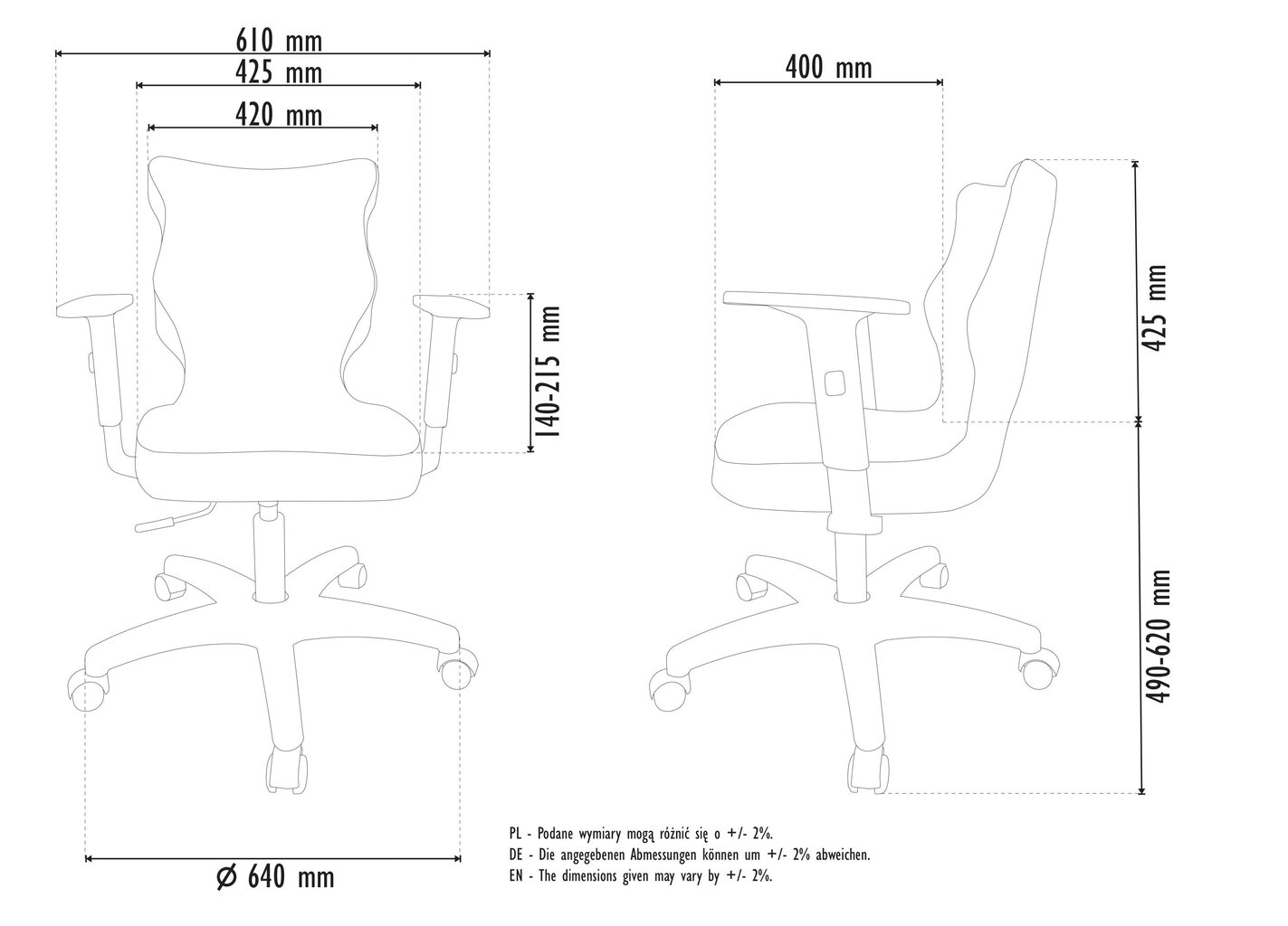 Kontoritool Entelo Good Chair Duo VS08 6, valge/roosa цена и информация | Kontoritoolid | hansapost.ee