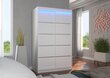 LED valgustusega kapp ADRK Furniture Benisso, valge hind ja info | Kapid | hansapost.ee