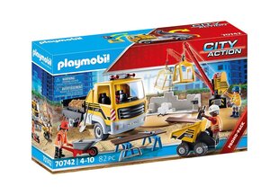 70742 PLAYMOBIL® City Action Ehitusplats koos veoautoga hind ja info | Klotsid ja konstruktorid | hansapost.ee