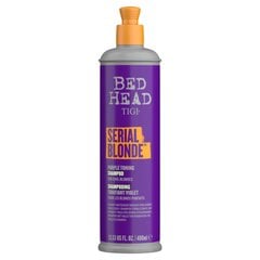 Šampoon, violetset pigmenti sisaldav, blondidele juustele, Tigi Bed Head Serial Blonde Purple Toning 400 ml hind ja info | Šampoonid | hansapost.ee