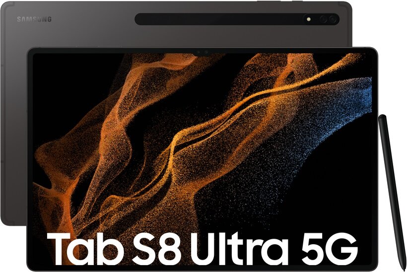 Samsung Galaxy Tab S8 Ultra 5G 8/128GB Graphite SM-X906BZAAEUE цена и информация | Tahvelarvutid | hansapost.ee