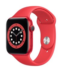 Смарт-часы Apple Watch Series 6 (GPS + Cellular LT, 44mm) - (PRODUCT)RED Aluminium Case with (PRODUCT)RED Sport Band цена и информация | Смарт-часы (smartwatch) | hansapost.ee