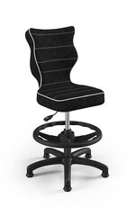 Эргономичный детский стул Entelo с подставкой для ног Good Chair Petit VS01 3, черный/белый цена и информация | Офисные кресла | hansapost.ee