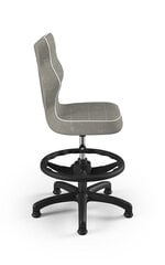 Эргономичный детский стул Entelo с подставкой для ног Good Chair Petit VS03 3, серый/черный цена и информация | Офисные кресла | hansapost.ee