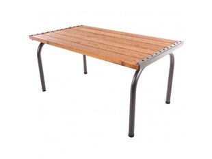 Стол Patio Park Lux 151 см, коричневый /серый цена и информация | Садовые столы и столики | hansapost.ee