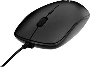 V7 MU200-1E, черный цена и информация | Компьютерные мыши | hansapost.ee