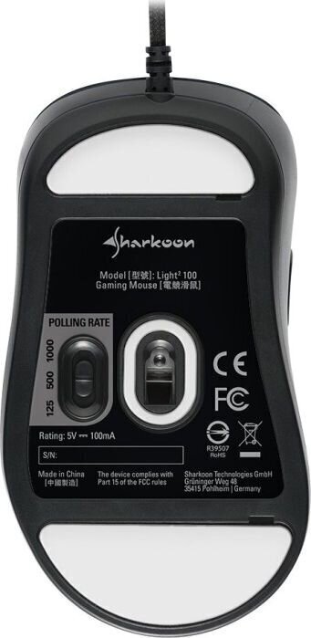 Sharkoon Light² 100, must hind ja info | Arvutihiired | hansapost.ee