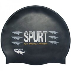 Шапочка для плавания Spurt 919, чёрная цена и информация | Spurt Товары для спорта | hansapost.ee