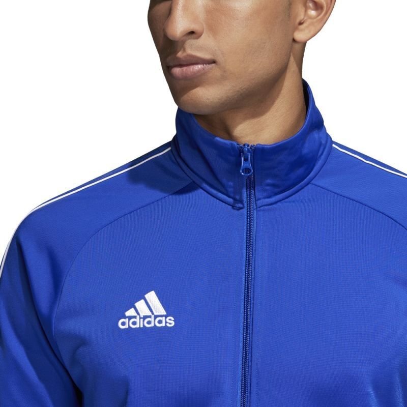 Dressipluus meestele Adidas Core 18 PES JKT M CV3564, sinine XXL цена и информация | Pusad meestele | hansapost.ee